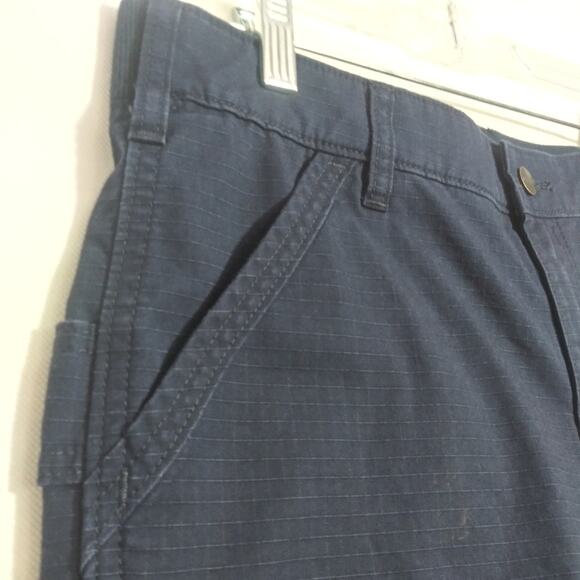 Carhartt Women's Original Fit Smithville Short Dark Indigo Work Outdoor Size 10 - Picture 4 of 9